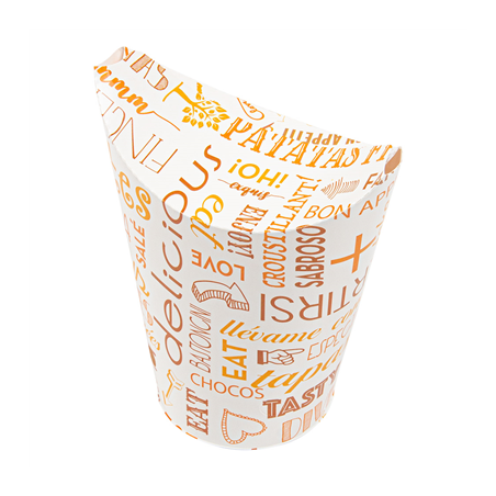 GOBELETS À FRITES AVEC FERMETURE