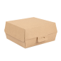 BOÎTES HAMBURGER 'THEPACK' 220 G/M2 17,6x16,8x7,8 CM (XL WIDER) NATUREL CARTON ONDULÉ NANO-MICRO (300 UNITÉ)