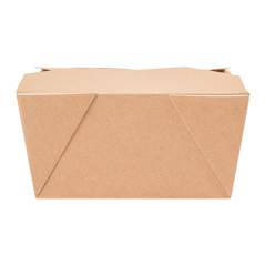 BOÎTES AMÉRICAINES MICRO-ONDABLES 'THEPACK' 780 ML 220 + 12PP G/M2 11,3x9x6,3 CM NATUREL CARTON ONDULÉ NANO-MICRO (500 UNITÉ)