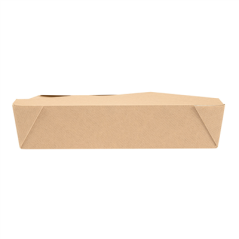BOÎTES AMÉRICAINES MICRO-ONDABLES 'THEPACK' 1470 ML 220 + 12PP G/M2 19,6x14x4,5 CM NATUREL CARTON ONDULÉ NANO-MICRO (300 UNITÉ)