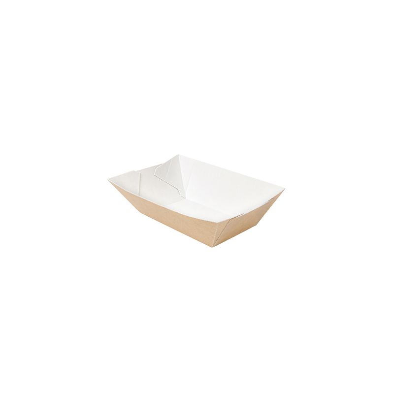 BARQUETTES 'THEPACK' 240 G 220 G/M2 8,5x5x4 CM NATUREL CARTON ONDULÉ NANO-MICRO (1800 UNITÉ)