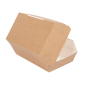 BOÎTES "LUNCH BOX" 'THEPACK' 220 G/M2 19,5x11,5x6,5 CM NATUREL CARTON ONDULÉ NANO-MICRO (300 UNITÉ)