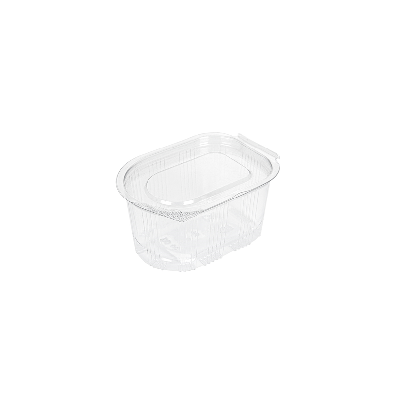 PETITS POTS + COUVERCLE INCLUS 80 ML 7,5x5,5x3,7 CM TRANSPARENT PET (1000 UNITÉ)