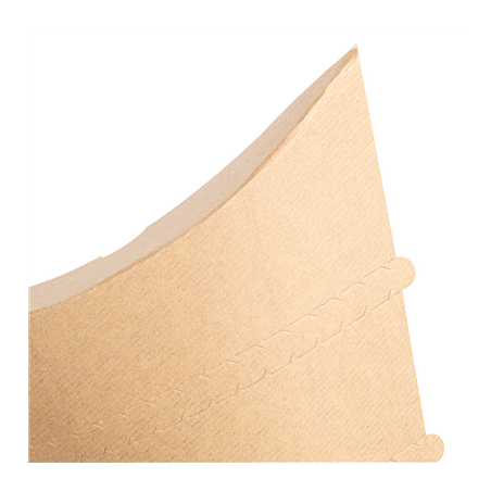 RÉCIPIENTS POUR CRÊPES 'THEPACK' 220 G/M2 22/9,5x4x16,8 CM MARRON CARTON ONDULÉ NANO-MICRO (500 UNITÉ)