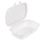 COQUILLES 'BIONIC' 900 ML 22,4x14x6 CM BLANC BAGASSE (400 UNITÉ)