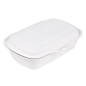 COQUILLES 'BIONIC' 900 ML 22,4x14x6 CM BLANC BAGASSE (400 UNITÉ)