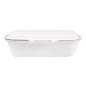 COQUILLES 'BIONIC' 900 ML 22,4x14x6 CM BLANC BAGASSE (400 UNITÉ)