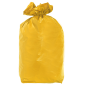 20 U. SACS POUBELLE COULEUR 110 L 70µ 70x110 CM JAUNE PALE LDPE (5 UNITÉ)