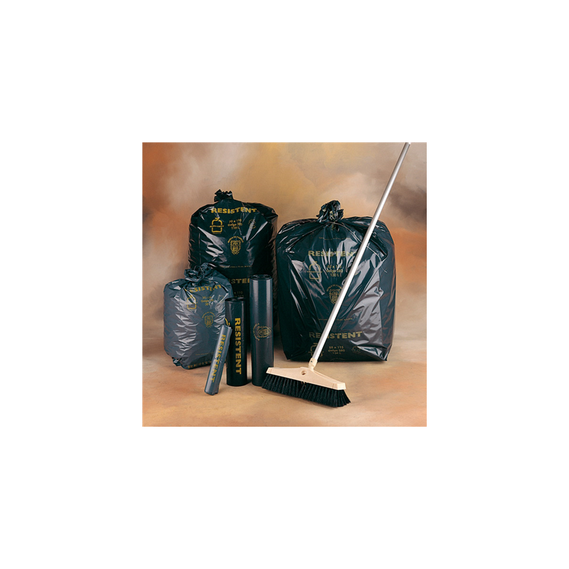 20 U. SACS POUBELLE 50 L 40µ 68x80 CM NOIR LDPE (5 UNITÉ)