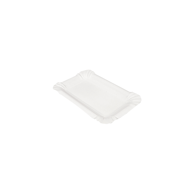 PLATEAUX PÂTISSERIE - PETITS  285 G/M2 20x13 CM BLANC CARTON (250 UNITÉ)