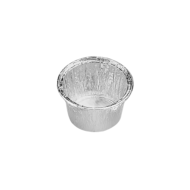 RÉCIPIENTS PÂTISSERIE 120 ML Ø 8,5/7,6x3,9 CM ALUMINIUM (100 UNITÉ)