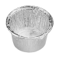 RÉCIPIENTS PÂTISSERIE 120 ML Ø 8,5/7,6x3,9 CM ALUMINIUM (100 UNITÉ)