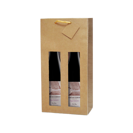 10 U. SACS PORTE-BOUTEILLES AVEC FENÊTRE