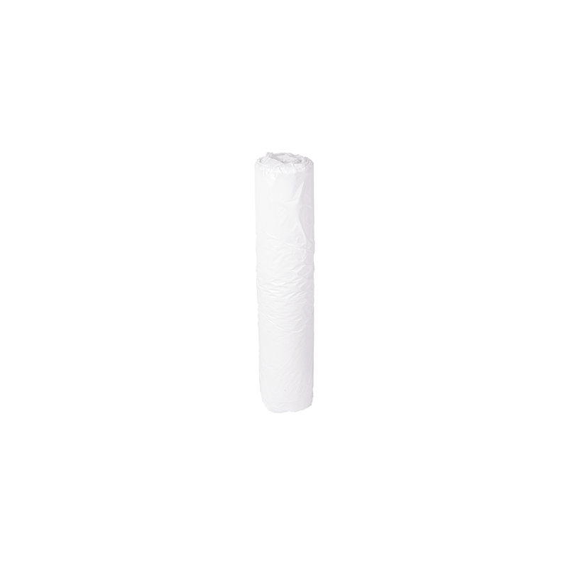 100 U. TABLIERS EN ROULEAU  20µ 69x107 CM BLANC LDPE (1 UNITÉ)