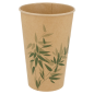 GOBELETS 'FEEL GREEN' 550 ML 280 + 18 PE G/M2 Ø9x15,2 CM MARRON CARTON (900 UNITÉ)