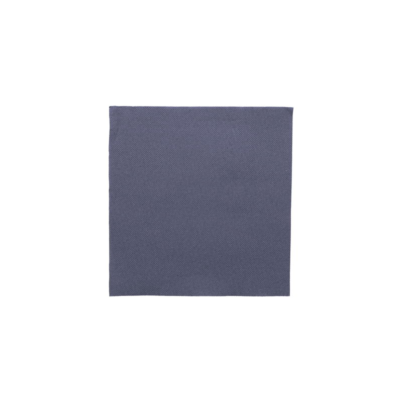 SERVIETTES ECOLABEL 'DOUBLE POINT' 18 G/M2 39x39 CM BLEU MARINE OUATE (1200 UNITÉ)