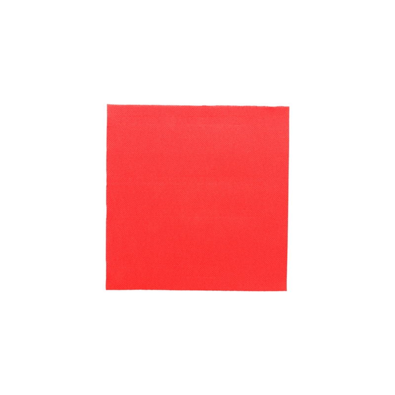 SERVIETTES ECOLABEL 'DOUBLE POINT' 18 G/M2 39x39 CM ROUGE OUATE (1200 UNITÉ)