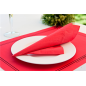 SERVIETTES ECOLABEL 2 PLIS  18 G/M2 39x39 CM ROUGE OUATE (1600 UNITÉ)