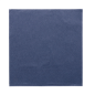 SERVIETTES ECOLABEL 2 PLIS  18 G/M2 39x39 CM BLEU MARINE OUATE (1600 UNITÉ)
