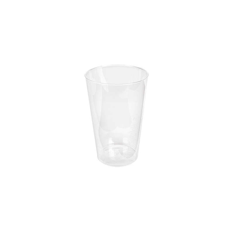 VERRES INJECTÉS 300 ML Ø 7,8/5,6x11,8 CM TRANSPARENT PS (500 UNITÉ)