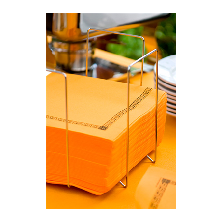 DISTRIBUTEUR SERVIETTES 18x18x19,4 CM ARGENTE INOX (1 UNITÉ)