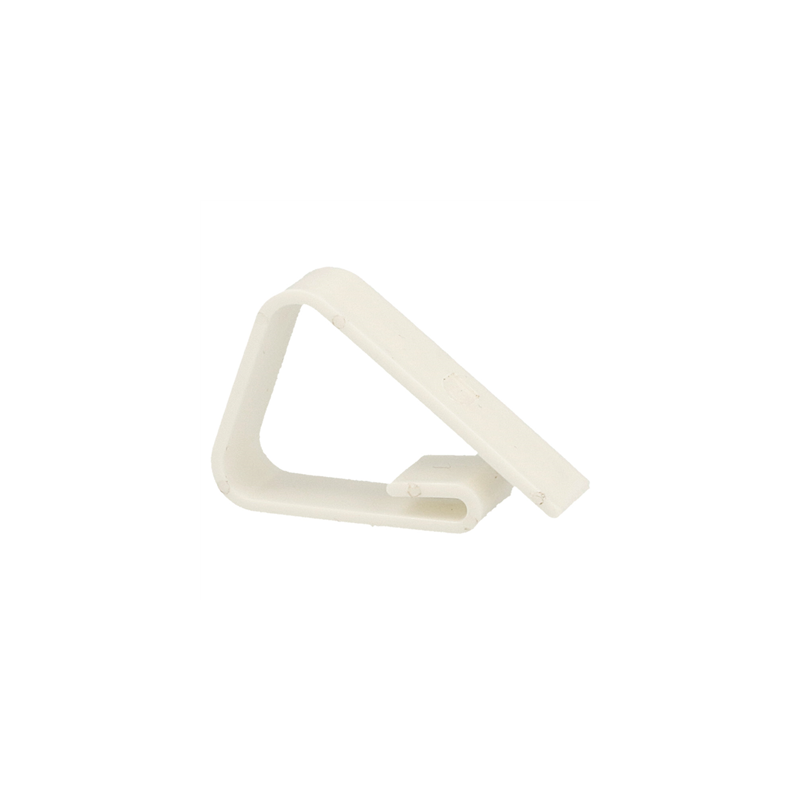 PINCES POUR FIXATION NAPPES  5x3,5x1 CM BLANC PP (100 UNITÉ)
