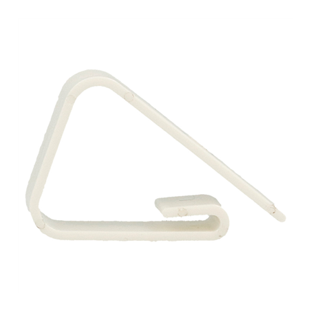 PINCES POUR FIXATION NAPPES  5x3,5x1 CM BLANC PP (100 UNITÉ)