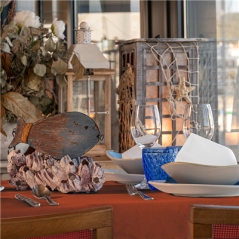 NAPPE EN ROULEAU  55 G/M2 1,20x50 M TERRACOTE AIRLAID (1 UNITÉ)