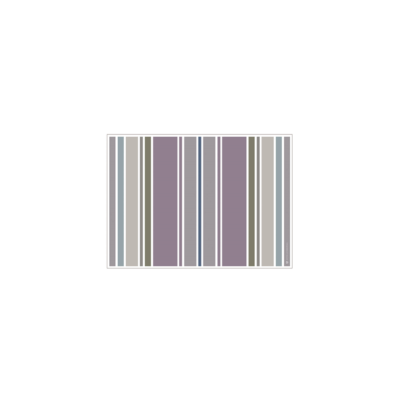 SETS DE TABLE OFFSET 'STRIPES' 70 G/M2 30x42 CM QUADRICHROMIE PAPIER (2000 UNITÉ)