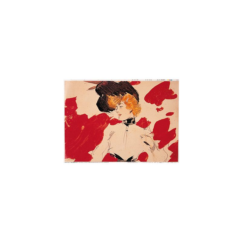 SETS DE TABLE OFFSET 'ART NOUVEAU' 70 G/M2 31x43 CM QUADRICHROMIE PAPIER (2000 UNITÉ)