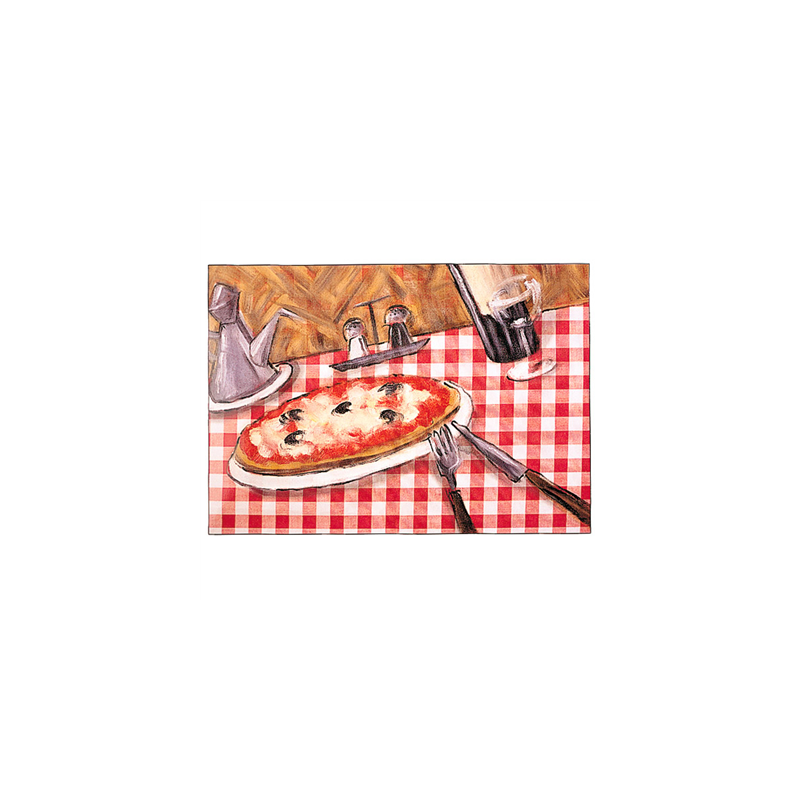 SETS DE TABLE OFFSET 'PIZZA' 70 G/M2 31x43 CM QUADRICHROMIE PAPIER (2000 UNITÉ)