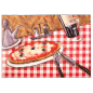 SETS DE TABLE OFFSET 'PIZZA' 70 G/M2 31x43 CM QUADRICHROMIE PAPIER (2000 UNITÉ)
