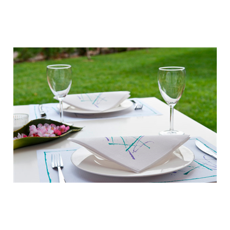SETS DE TABLE 'VOLARE' 48 G/M2 35x50 CM BLANC CELLULOSE (2000 UNITÉ)