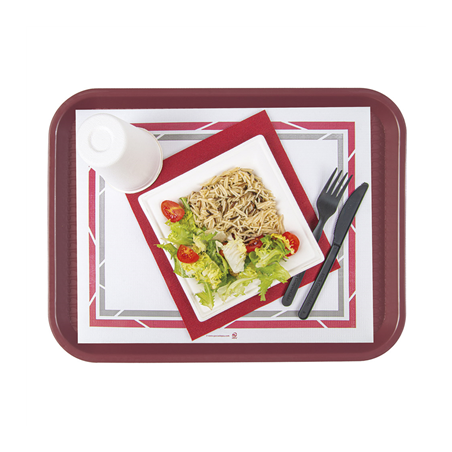 SETS DE TABLE POUR PLATEAUX 'SELF-SERVICE' 48 G/M2 28x35 CM BLANC PAPIER (2000 UNITÉ)