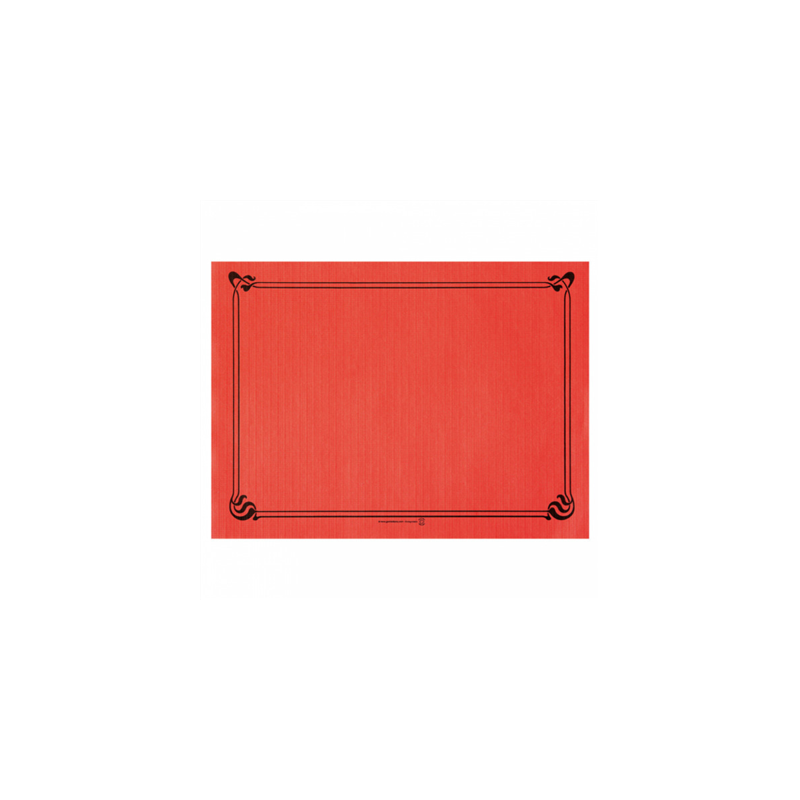 SETS DE TABLE  48 G/M2 31x43 CM ROUGE CELLULOSE (2000 UNITÉ)