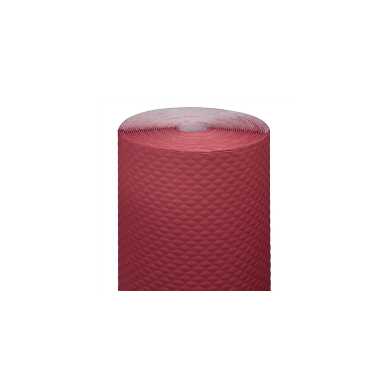 NAPPE EN ROULEAU  48 G/M2 1,20x100 M BORDEAUX CELLULOSE (4 UNITÉ)