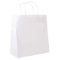 SACS SOS AVEC ANSES  90 G/M2 32+16x31 CM BLANC CELLULOSE (250 UNITÉ)