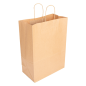 SACS SOS AVEC ANSES  90 G/M2 32+16x43 CM NATUREL KRAFT (250 UNITÉ)