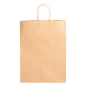 SACS SOS AVEC ANSES  90 G/M2 32+16x43 CM NATUREL KRAFT (250 UNITÉ)