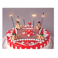 SACHETS 10 U. CIERGES MAGIQUES  16 (h) CM (100 UNITÉ)