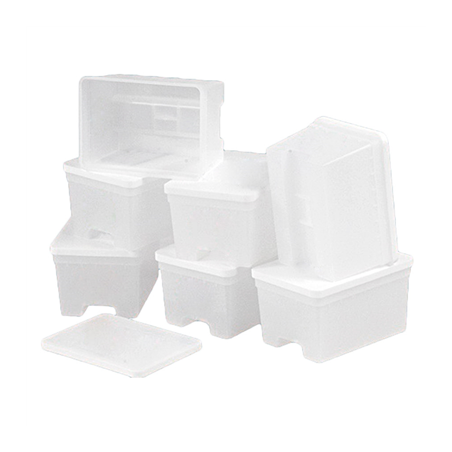 BARQUETTES + COUVERCLES 220 ML 9x6,5x5 CM TRANSLUCIDE PP (240 UNITÉ)