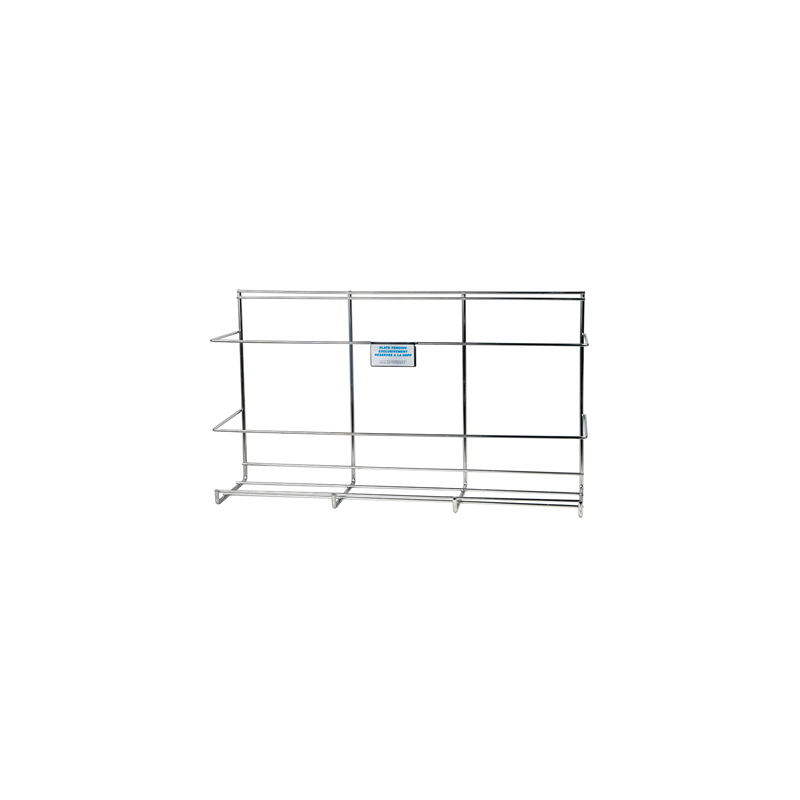 SUPPORT MURAL POUR 5 MODULES  53x14x30 CM INOX (1 UNITÉ)