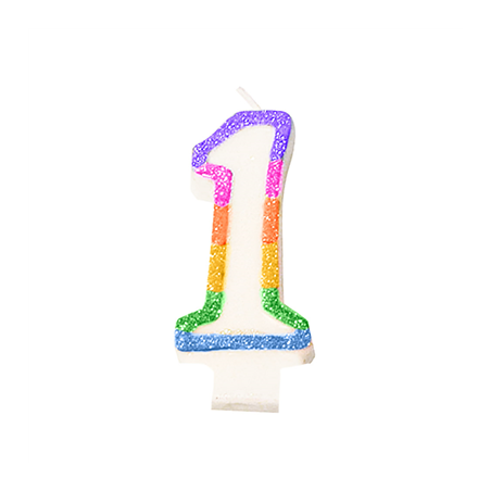 BOUGIES ANNIVERSAIRE N.1