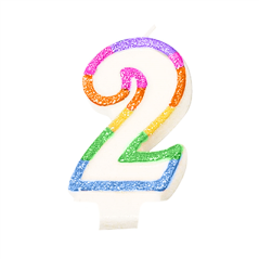 BOUGIES ANNIVERSAIRE N.2