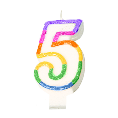 BOUGIES ANNIVERSAIRE N.5
