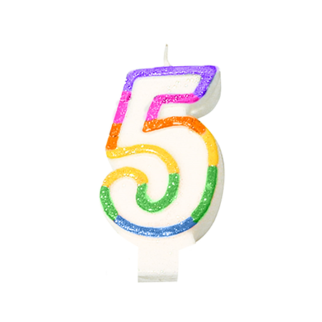 BOUGIES ANNIVERSAIRE N.5
