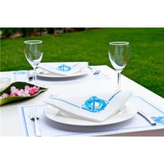 SETS DE TABLE 'CADAQUÉS' 48 G/M2 31x43 CM BLANC CELLULOSE (2000 UNITÉ)