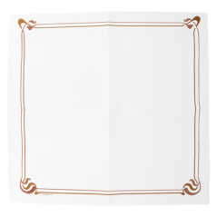 SERVIETTES ECOLABEL 'DOUBLE POINT - MAXIM' 18 G/M2 40x40 CM BLANC OUATE (1200 UNITÉ)