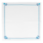 SERVIETTES ECOLABEL BLEU CIEL & CÉLESTE 'DOUBLE POINT - MAXIM' 18 G/M2 40x40 CM BLANC OUATE (1200 UNITÉ)