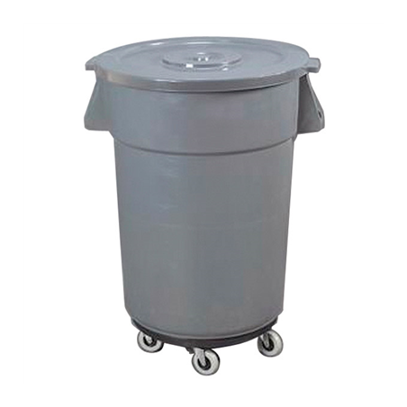 CONTENEUR AVEC COUVERCLE + ROUES